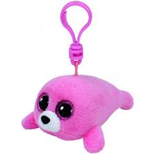 LLAVERO TY PINK SEAL 10 CM