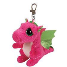 LLAVERO TY PINK DRAGON 12 CM