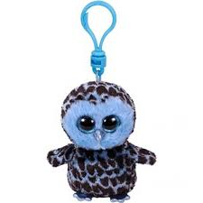 LLAVERO TY YAGO BLUE OWL  10 CM