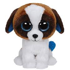 PELUCHE TY DUKE-DOG BROWN 15 CM