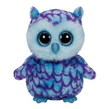 PELUCHE TY OSCAR BLUE OWL 15 CM