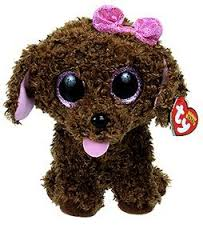 PELUCHE TY MADDIE DOG  15 CM