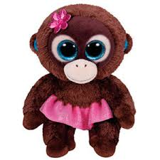 PELUCHE TY BOOM NADYA MONKEY 15 CM