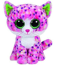 PELUCHE TY SOPHIE-PINK CAT 15 CM