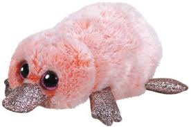 PELUCHE TY WILMA PINK PLATYPUS  15 CM