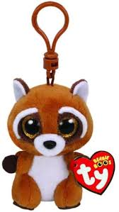 LLAVERO TY RUSTY - RACOON 10 CM