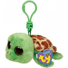 LLAVERO TY ZIPPY GREEN TURTLE 10 CM