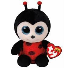 PELUCHE TY IZZY LADY BUG  15 CM