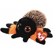 PELUCHE TY ORANGE SPIDER 15 CM