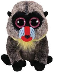 PELUCHE TY WASABI - BABOON 15 CM