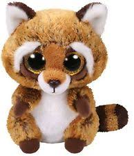 PELUCHE TY RUSTY - RACOON 15 CM