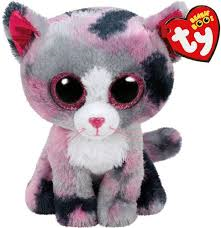 PELUCHE TY LINDI PINK CAT  15 CM