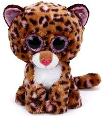 PELUCHE TY PATCHES LEOPARD 15 CM