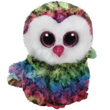 PELUCHE TY OWEN MULT OWL 15 CM