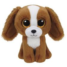 PELUCHE TY BOOM BOOM TALA BROWN DOG 15 CM