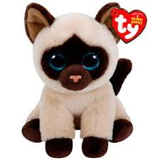 PELUCHE TY BABIES JADEN SIAMESE CAT 15 CM