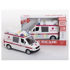 AMBULANCIA LUZ Y SONIDO  X 2 ( 03 / 670) 20 Cm