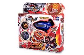 SET 2 PEONZAS TIPO BEYBLADE CON PISTOLA LANZADORA