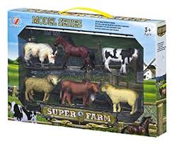 SET 5 ANIMALES GRANJA Y VALLA 39/962