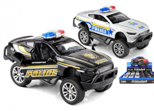 COCHE METAL POLICIA 2 MODELOS X12 03/14716