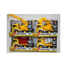 CAMION OBRAS  LUZ Y SONIDO ( 4 u ) 20 Cm