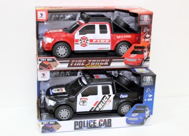 COCHE LUZ Y SONIDO 4X4 POLICIA /BOMBERO 118956