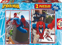 PUZZLE 2X100 SPIDERMAN CLASSIC