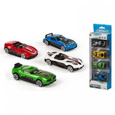 SET 4 COCHES METAL SURTIDOS