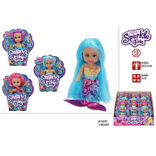 MUÑECA EN CONO SPARKLE GIRLS SIRENITA ( 12 u )