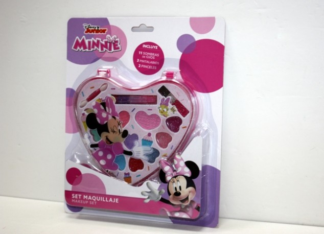 MAQUILLAJE MINNIE CORAZON 16 COLORES  77365