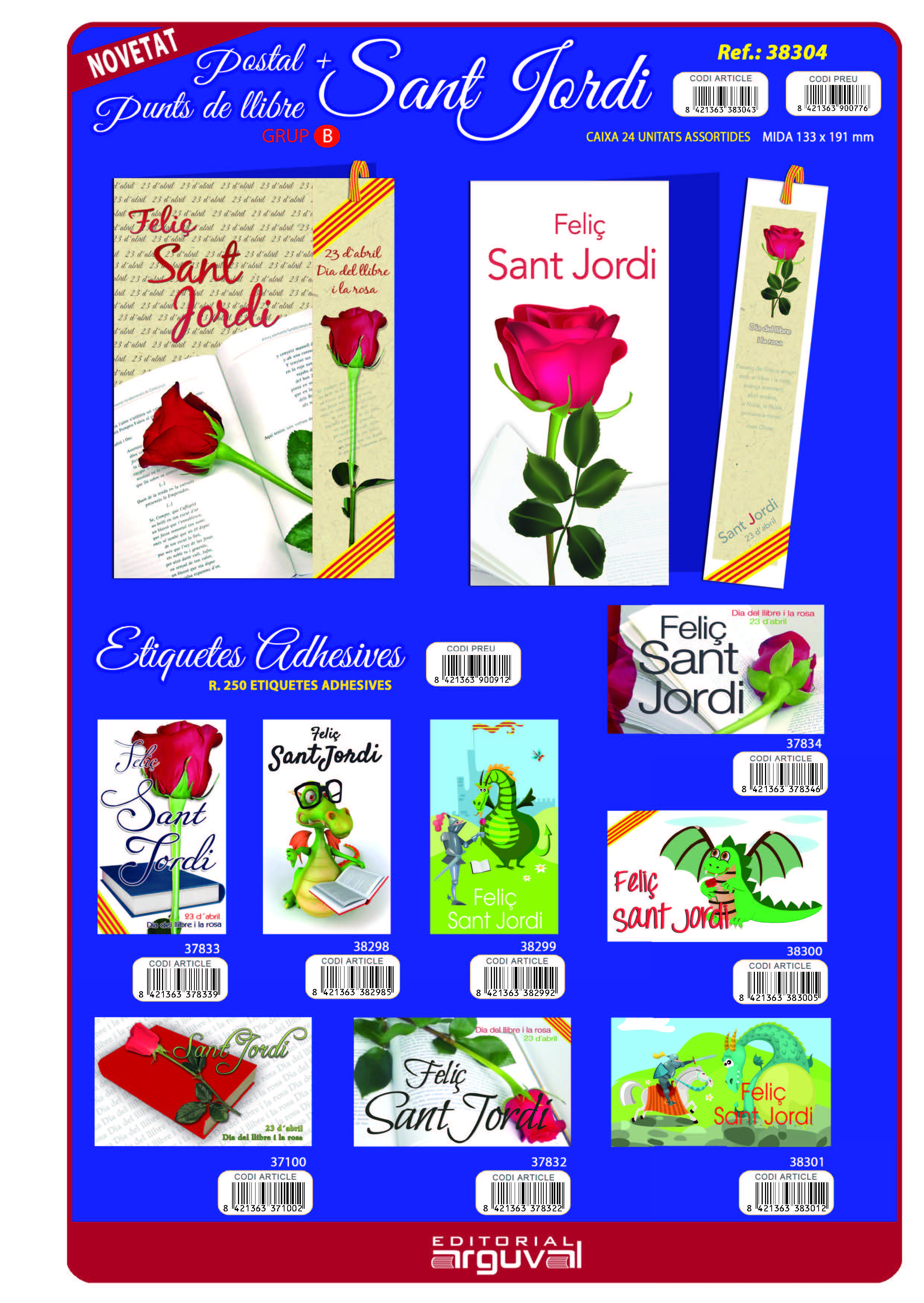 POSTAL + PUNT LECTURA SANT JORDI