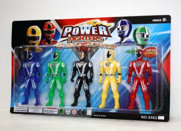 BLISTER 5 SUPERHEROES POWER  12 Cm  65544