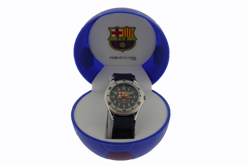 RELOJ PULSERA F.C.B. VELCRO