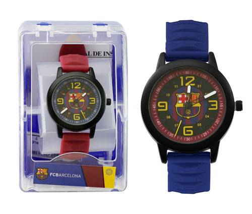 RELOJ DE PULSERA INFANTIL VELCRO F.C. BARCELONA