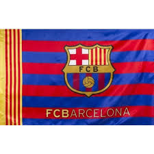 BANDERA FCB GRANDE FRANJA CATALANA