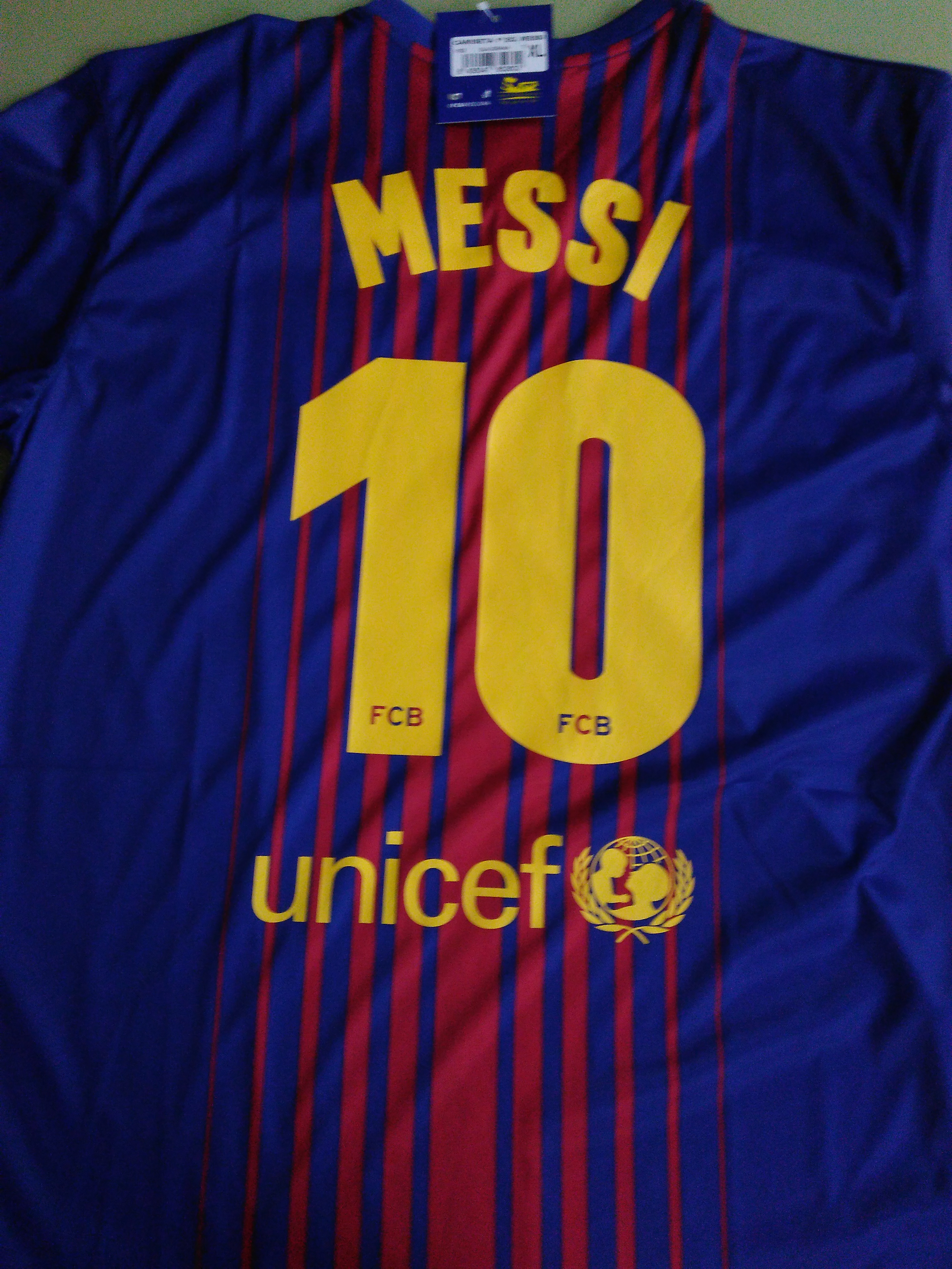 CAMISETA 17-18  FCB 1º EQ MESSI T-XXL