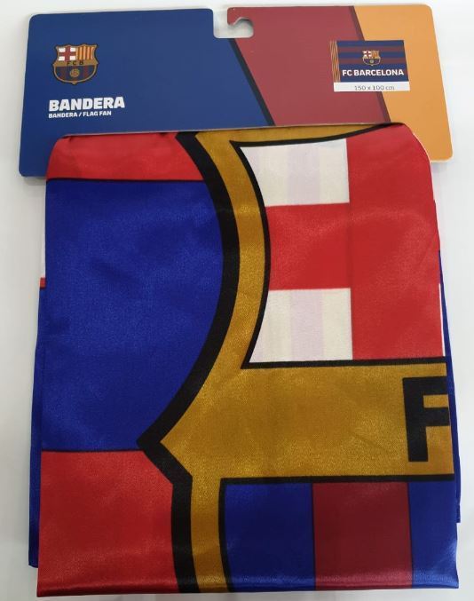 BANDERA  FCB HORIZONTAL GRANDE  150X100 Cm 22-23  