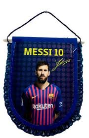 BANDERIN FCB MESSI 10,5 X 15 Cm