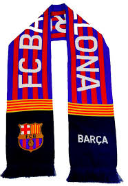 BUFANDA DOBLE FCB BLAUGRANA  Nº17( =16=7 ) HORIZO