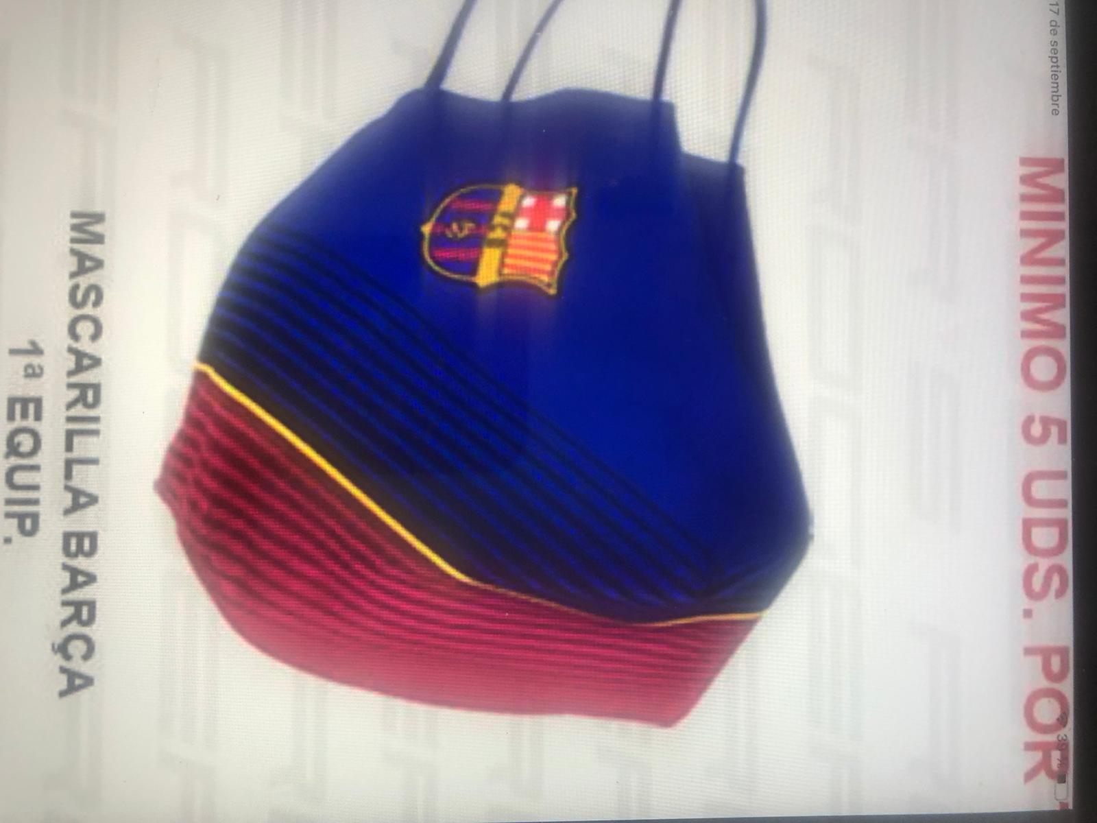 MASCARILLA  F.C.B. BLAUGRANA  ADULTO