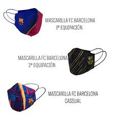 MASCARILLA  F.C.B. BLAUGRANA  JUNIOR / SEÑORA