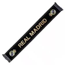 BUFANDA TELAR- HD R.M. N29 NEGRA   LETRA DORADA