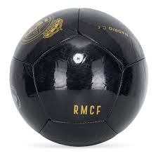 BALON GRANDE R.M. NEGRO ESCUDO DORADO  RM7BG56