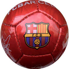 BALON MINI FCB ROJO BRILLO