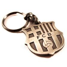 LLAVERO FCB ESCUDO VINTAGE COBRE " oferta "