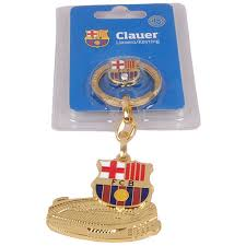 LLAVERO FCB ESCUDO CAMPO +PIN