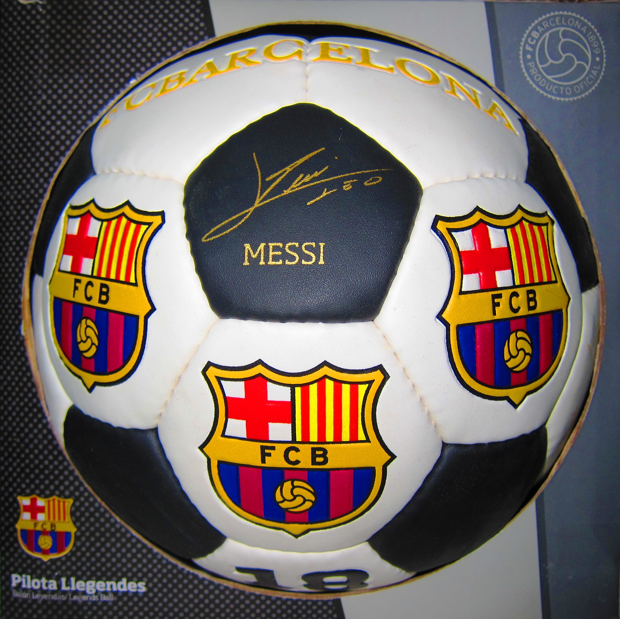 BALON GRANDE FCB LEGENDS (BLANCO)