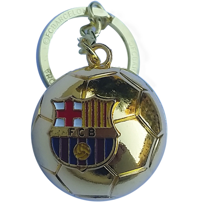 LLAVERO FCB BALON ORO ( B 7081 )