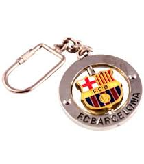 LLAVERO FCB GIRATORIO ESCUDO