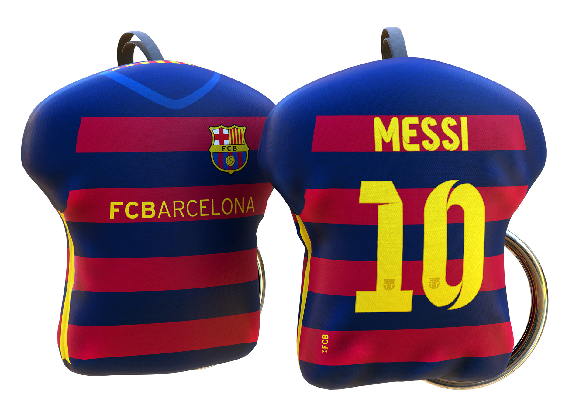 LLAVERO FCB COJIN CAMISETA